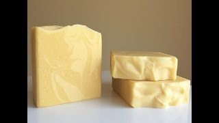 Creamy Honey Carrot amp Chamomile Soap [upl. by Trinette]