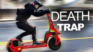 INSANE 10000 Electric Scooter 80mph [upl. by Eiramlatsyrc]