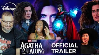 Shes Back AGATHA ALL ALONG TRAILER REACTION Marvel Television  Disney September 18th [upl. by Gniw]