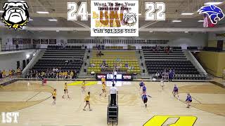 Quitman Vs Hector Highschool Volleyball [upl. by Nue]