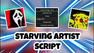 NEW Starving Artists Script  Generate Art  Auto Draw  Copy Any Image  PASTEBIN [upl. by Bruns]