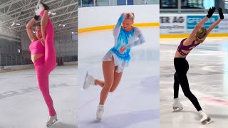 Best Ice Skating TikTok Compilation of February 2024 figureskating [upl. by Hayilaa]