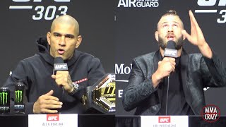 Alex Pereira vs Jiri Prochazka 2 Press Conference Highlights UFC 303 [upl. by Feilak]