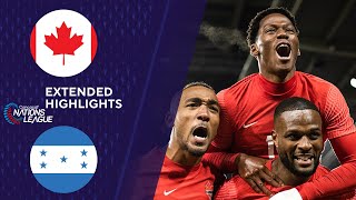 Canada vs Honduras Extended Highlights  CONCACAF Nations League  CBS Sports [upl. by Chelsy]