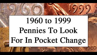 1960 To 1999 Cherry Pickers Pennies You Can Find In Change [upl. by Sidnala]