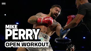 Mike Perry Open Workout Highlights  Jake Paul vs Mike Perry [upl. by Aicissej]