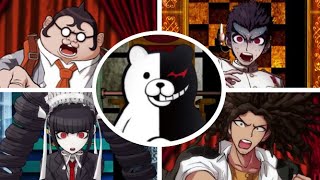 Danganronpa Trigger Happy Havoc  All Bosses Bullet Time Battle [upl. by Anegroeg]