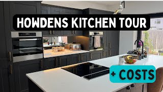 KITCHEN EXTENSION TOUR  NEW KITCHEN COST  HOWDENS  KITCHEN DESIGN IDEAS [upl. by Yelnik]