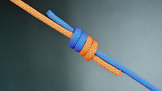 Rope connection knot skills Double Fishermans Knot [upl. by Otrebogir]