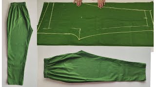 Professional pant Trouser Cutting and Stitching  very Easy pant trouser cutting and stitching [upl. by Ker]