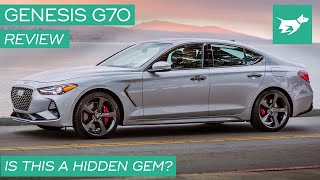 Genesis G70 33 2020 review – is it a true 3 Series rival [upl. by Neelear245]