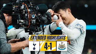 TOTTENHAM HOTSPUR 41 NEWCASTLE UNITED  PREMIER LEAGUE EXTENDED HIGHLIGHTS [upl. by Mathias]