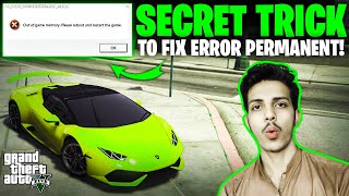 SECRET SETTING TO FIX GTA 5 CRASH PROBLEM PERMANENT 2024 [upl. by Temp]