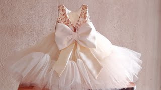 Kiddies Ball Gown Tutorial For Beginners Part 10 [upl. by Marteena]