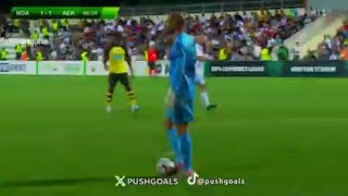 Ognjen Cancarevic Amazing Goal FC Noah vs AEK Athens 31 All Goals and Extended Highlights [upl. by Martella]