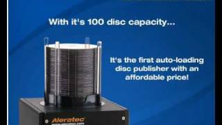 Aleratec DVDCD RoboRacer LS Duplex part  280111 LightScribe DVD Auto Duplicator [upl. by Jaddo118]