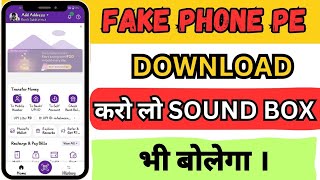 ✅Fake Phone Pe Apk Download Kese Kare ।। snoof phone pe apk ।। phonepe [upl. by Akemaj]