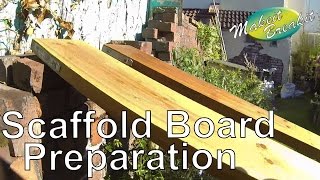 How to Prepare Scaffold Boards for use in Woodworking Projects [upl. by Oal]