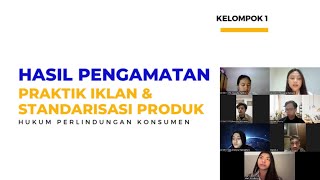 Pengamatan Praktik Iklan amp Standarisasi Produk [upl. by Amena]