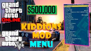 Kiddions Mod Menu  GTA 5 Online💰  Free Download 2024Gameplay [upl. by Eeslek]