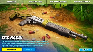 Fortnite ADDED The PUMP BACK [upl. by Tnayrb]