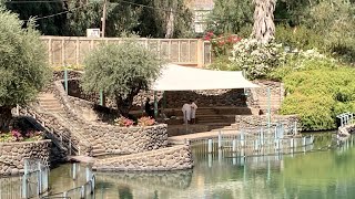 Yardenit  Jordan River Baptismal Site of Jesus Qasr alYahud [upl. by Uaerraj116]