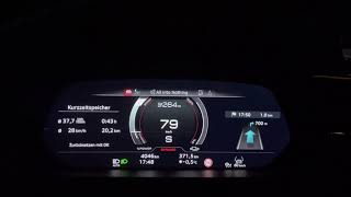 Audi etron S Sportback 503 ps 973 nm 0100 kmh acceleration [upl. by Yllah]