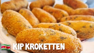 Surinaamse kip kroket receptSurinamese Chicken croquettes recipe [upl. by Niggem]