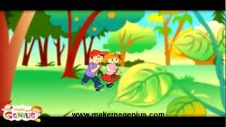 Parts of a plant Hindi हिंदी Educational video for Children [upl. by Trofmoc892]