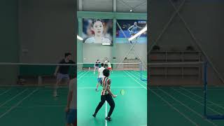 You should not be stressed when playing badminton badminton [upl. by Hayouqes]