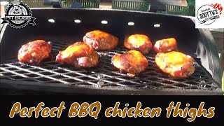 Flawless Bbq Chicken Thighs Cooked To Perfection On The Pit Boss Lexington [upl. by Bevash]