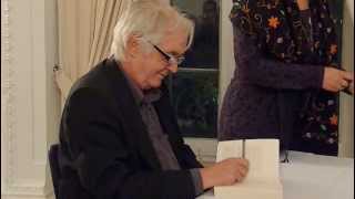 Henning Mankell signing autographs on November 21st 2012 in Stuttgart Germany EXCLUSIVE HD [upl. by Aisaim]