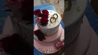 Customise order cake ring engagementcakedecoration shortvideo 🍞🥪🍕🍓 [upl. by Goldsworthy]