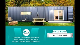 Luxury container homes  40HCLX container homes Florida [upl. by Ahsiemac]