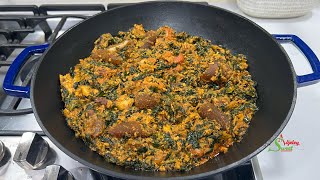 How To Make The Authentic Ghanaian Spinach StewKontomere StewNigerian Egusi Soup [upl. by Matlick]