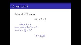 Automatismes  Equations du 1er degré [upl. by Acissehc]