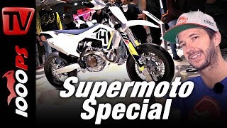 Supermoto Neuheiten 2018  Trends und geiles Zeug auf der EICMA [upl. by Bumgardner]