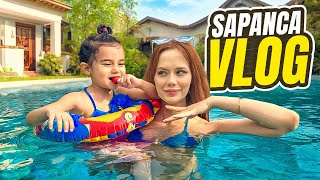 ÖZLENEN SAPANCA BUNGALOV TATİLİ  VLOG OykuKarta [upl. by Shlomo495]