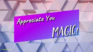 Appreciate you  Magic  Lyrics [upl. by Jillie]