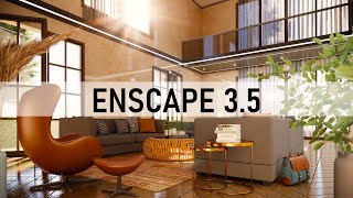 ENSCAPE 35 TUTORIAL Realistic Interior Rendering  Sharp Renders [upl. by Gorges]