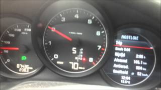 Porsche Panamera 36 V6 PDK accelerating  sound [upl. by Maillliw]