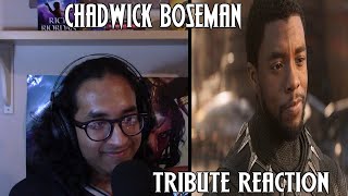 Chadwick Boseman Tribute Reaction [upl. by Anaitsirc]