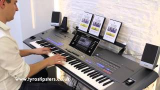 Band Of Brothers theme played on Yamaha Tyros 5 [upl. by Corso]