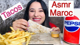 Asmr Eating Tacos  أصوات الأكل طاكوس اجيو كولو معايا طاكوس [upl. by Oiligriv]