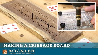 How to Make a DIY Cribbage Board [upl. by Ulrica]