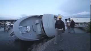 10 Million Yacht Sinks at launch [upl. by Mclaughlin]