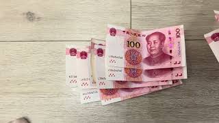 Counting Yuan ¥ national currency of China [upl. by Sorvats503]