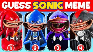 Guess Sonic Meme And Dance Challenge  Sonic The Hedgehog 3 Movie Quiz🤔Sonic Shin Sonic amp SonicEXE [upl. by Ttehc]