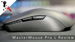 Cooler Master MasterMouse Pro L Review [upl. by Kamilah]