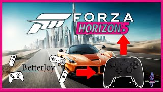 SOLUTION JOUER A FORZA HORIZON 5 AVEC MANETTE SWITCH PRO [upl. by Annette]